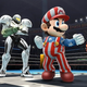 Illustration for article titled Marios Alternate emSmash Bros./em Costume Is... Patriotic